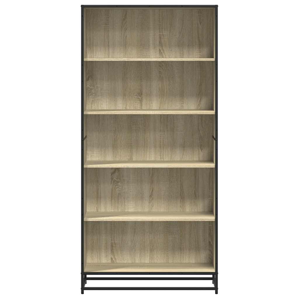 vidaXL Βιβλιοθήκη Sonoma Oak 80,5x35x170,5 cm Ξύλινη κατασκευή