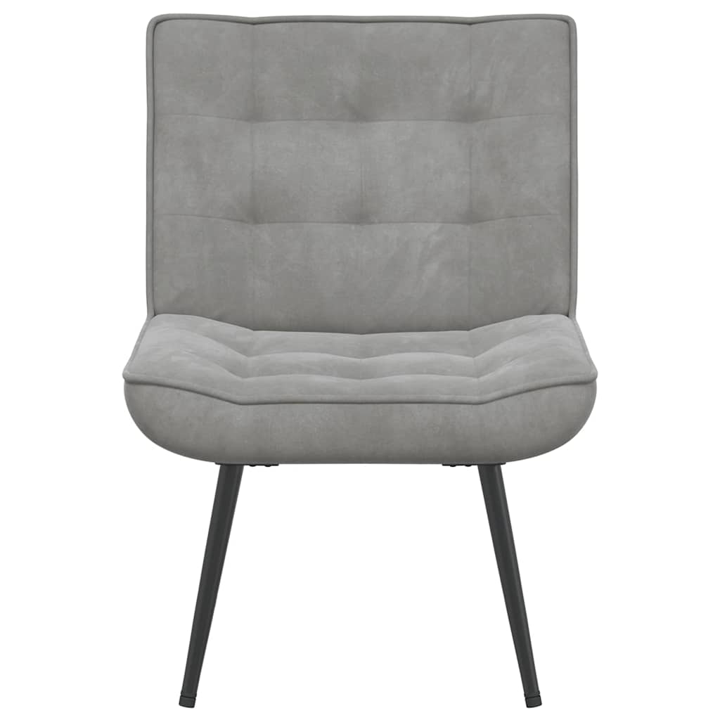 vidaXL Καρέκλα χαλάρωσης Σκούρο Γκρι 64x74x84 cm Βελούδο