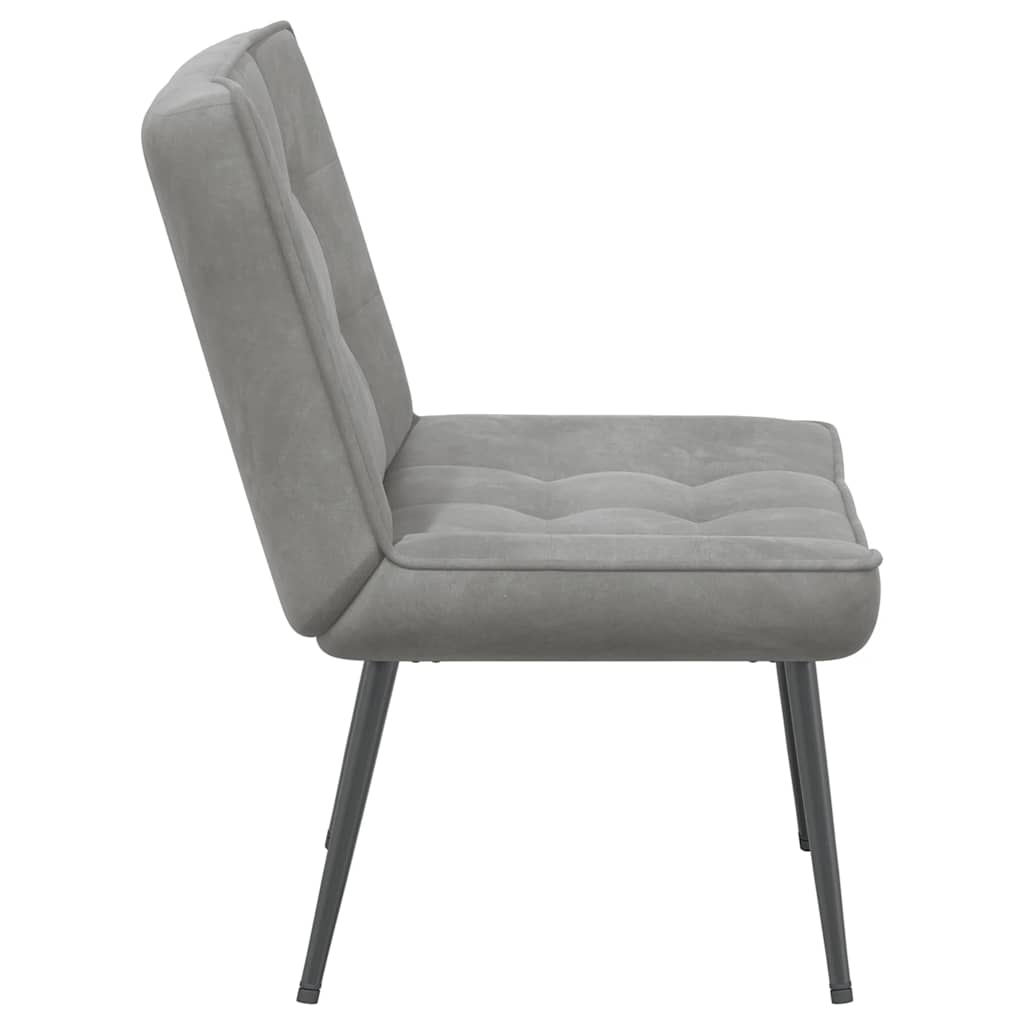 vidaXL Καρέκλα χαλάρωσης Σκούρο Γκρι 64x74x84 cm Βελούδο