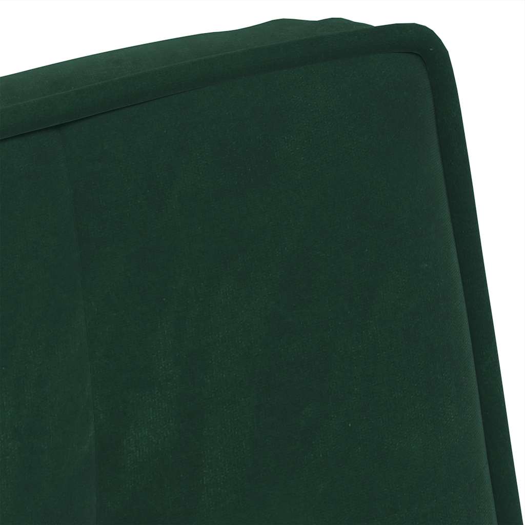 vidaXL Καρέκλα χαλάρωσης σκούρο πράσινο 64x74x84 cm Βελούδο