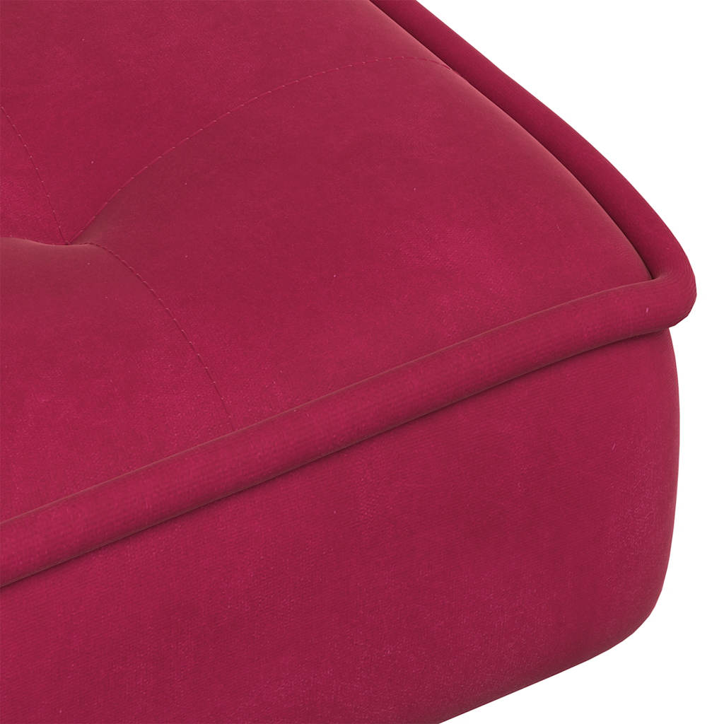 vidaXL Καρέκλα χαλάρωσης Wine Red 64x74x84 cm Velvet