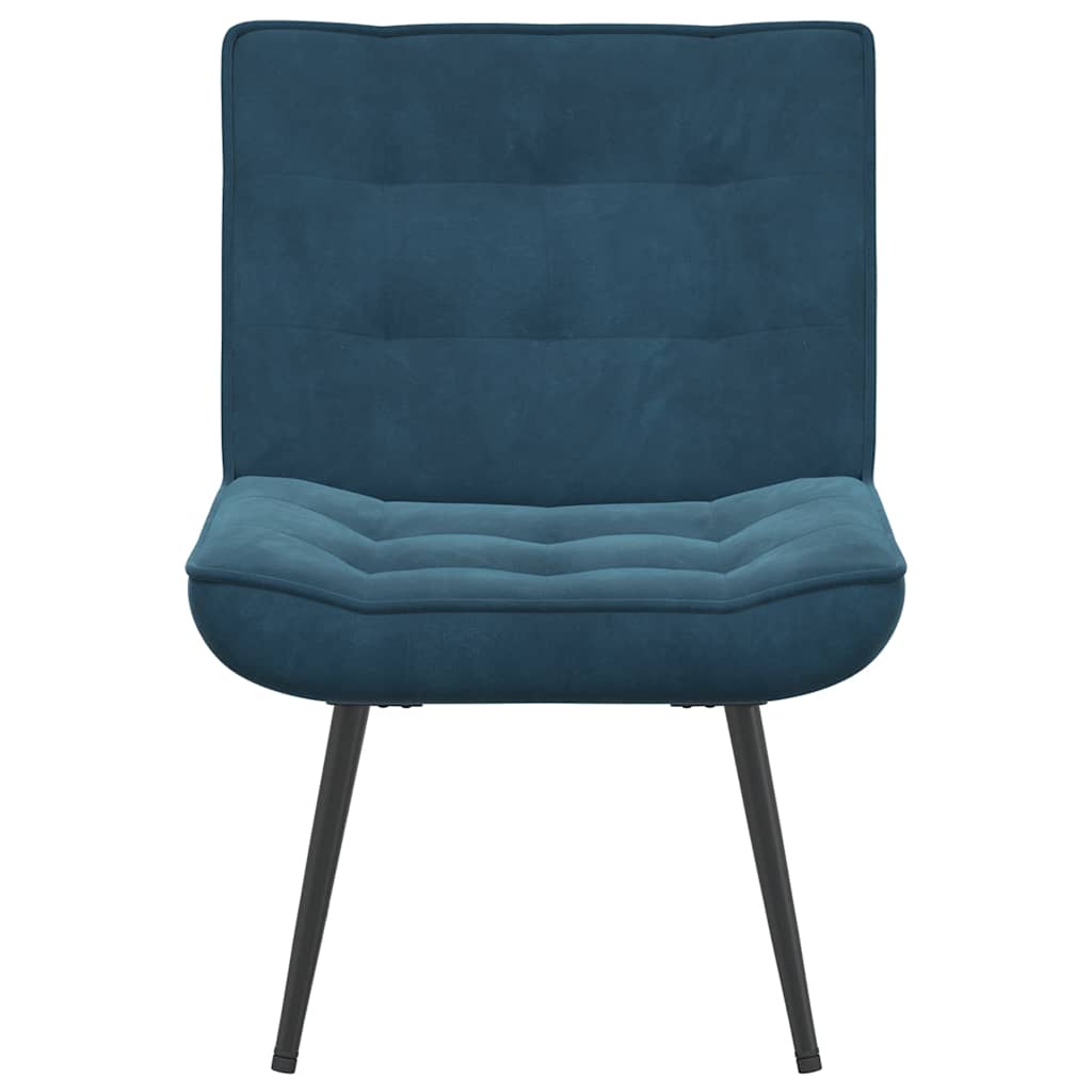 vidaXL Καρέκλα χαλάρωσης μπλε 64x74x84 cm Βελούδο