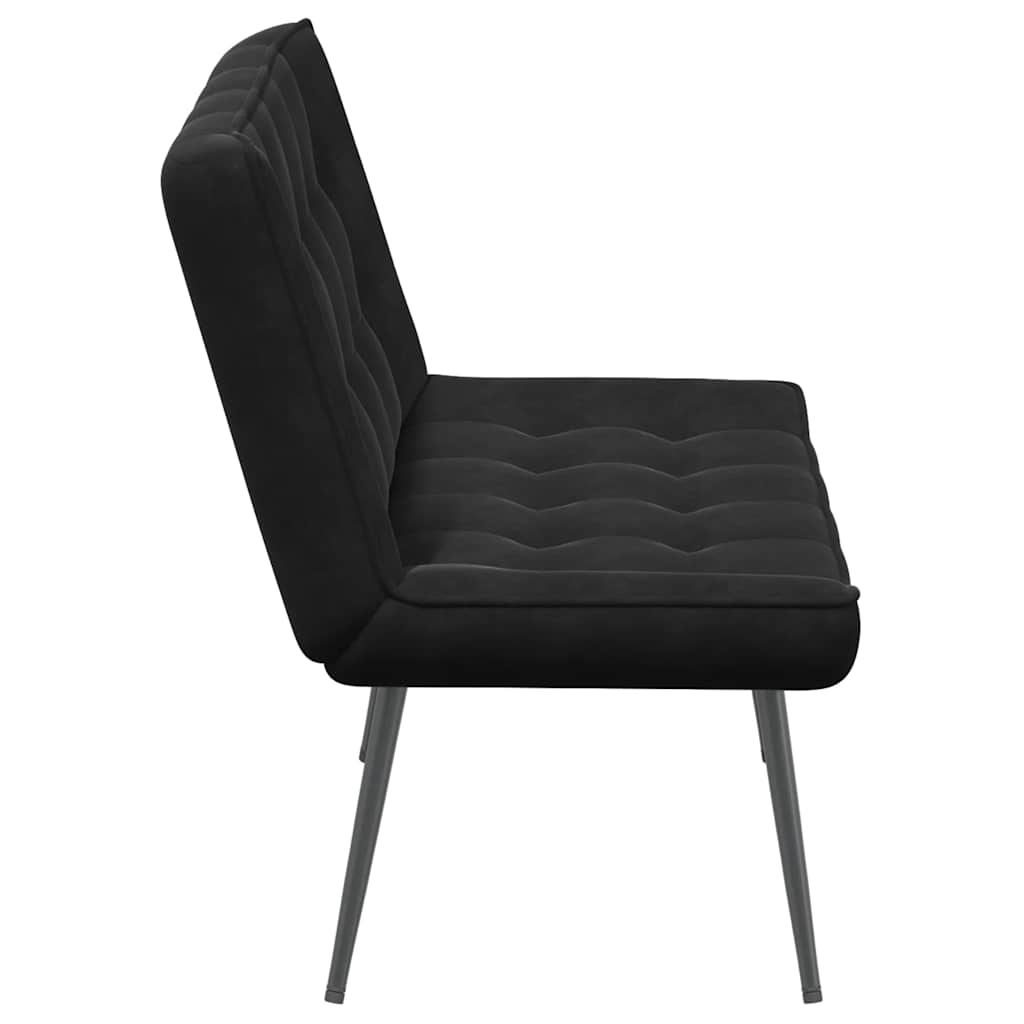 vidaXL Πάγκος Μαύρο 110x74x84 εκ. Βελούδινος