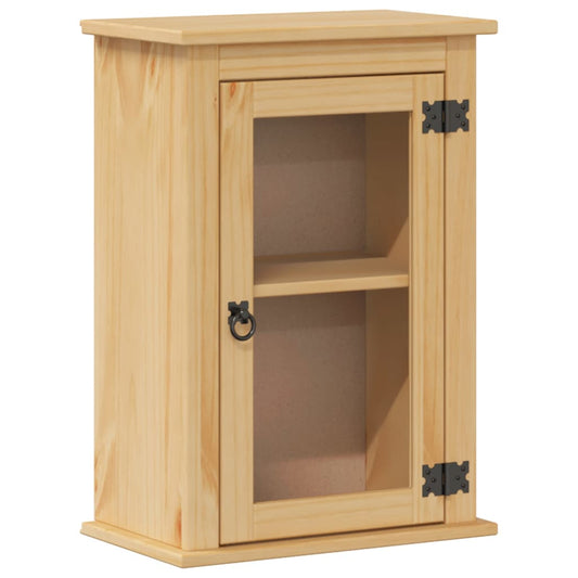 vidaXL Ντουλάπι Μπάνιου Επιτ. Corona 45x27x64,5εκ Μασίφ Ξύλο Πεύκου