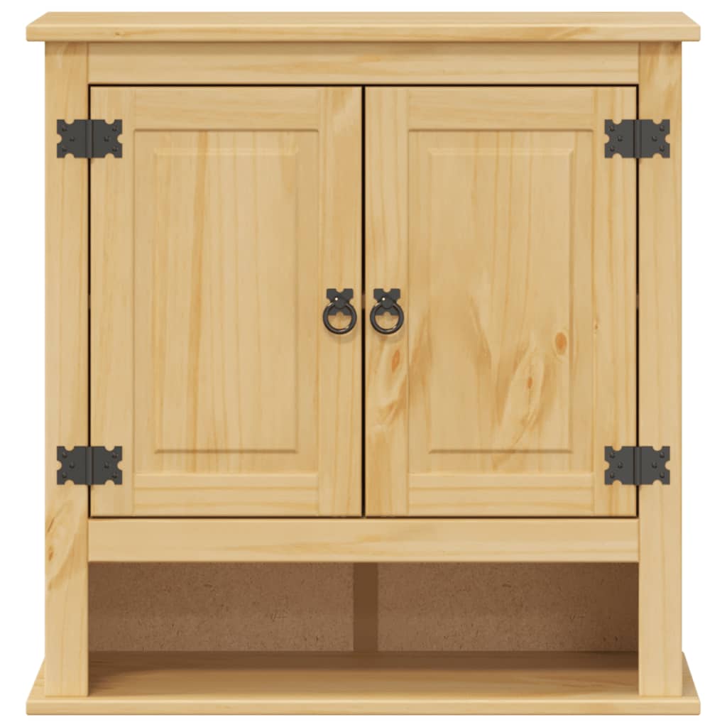vidaXL Ντουλάπι Μπάνιου Επιτ. Corona 70x33x71,5εκ. Μασίφ Ξύλο Πεύκου