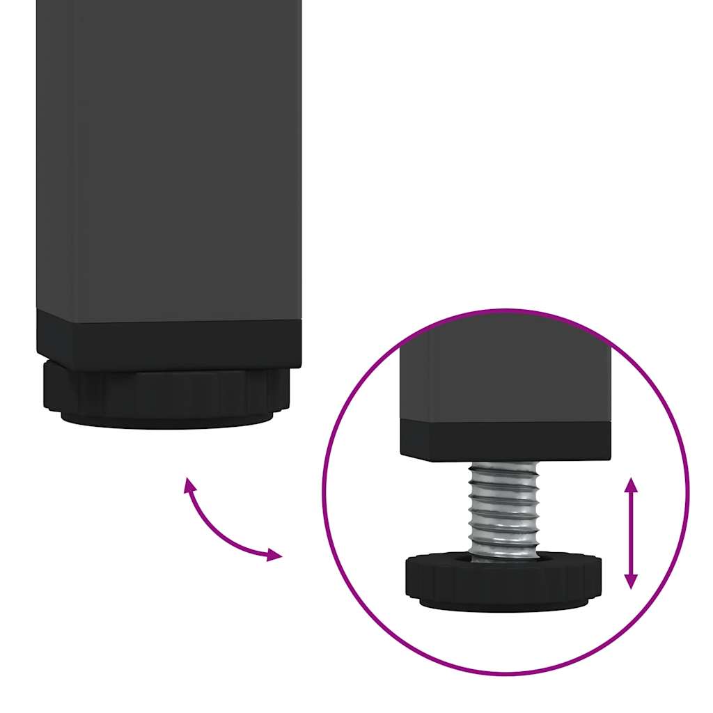 vidaXL Ντουλάπι Μαύρο 68 x 39 x 101,5 εκ. από Χάλυβα