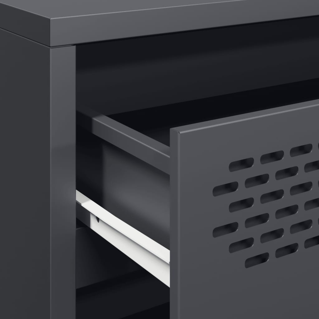 vidaXL Ντουλάπι Ανθρακί 68x39x58,5 εκ. από Χάλυβα Ψυχρής Έλασης