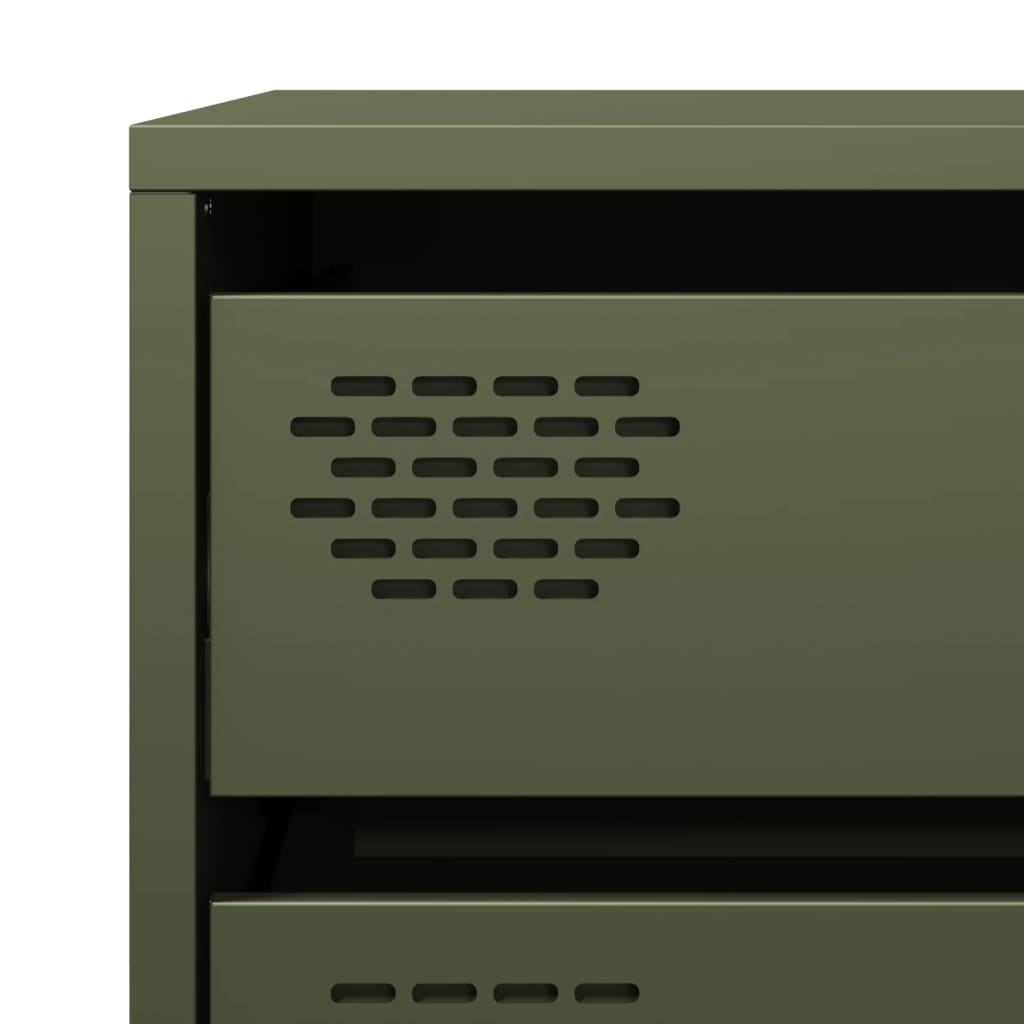 vidaXL Ντουλάπι Λαδί 68x39x58,5 εκ. από Χάλυβα Ψυχρής Έλασης