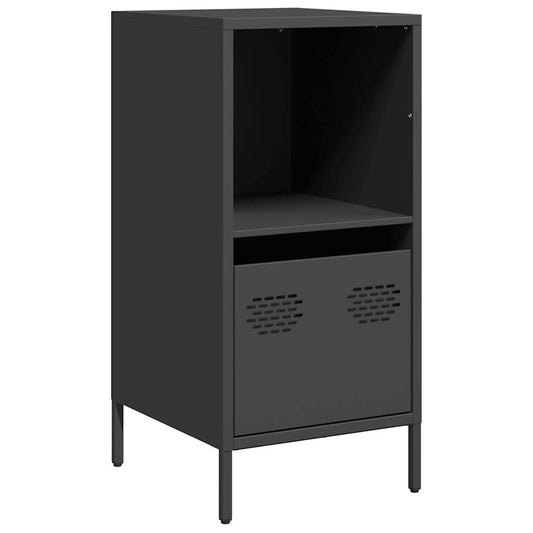 vidaXL Ντουλάπι Μαύρο 35x39x73,5 εκ. από Χάλυβα Ψυχρής Έλασης