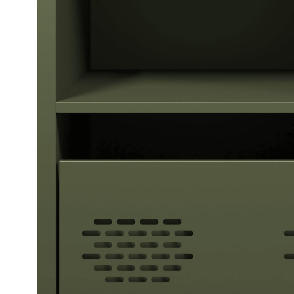 vidaXL Ντουλάπι Λαδί 35x39x73,5 εκ. από Χάλυβα Ψυχρής Έλασης