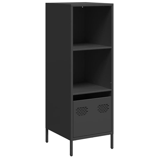 vidaXL Ντουλάπι Μαύρο 35x39x103,5 εκ. από Χάλυβα