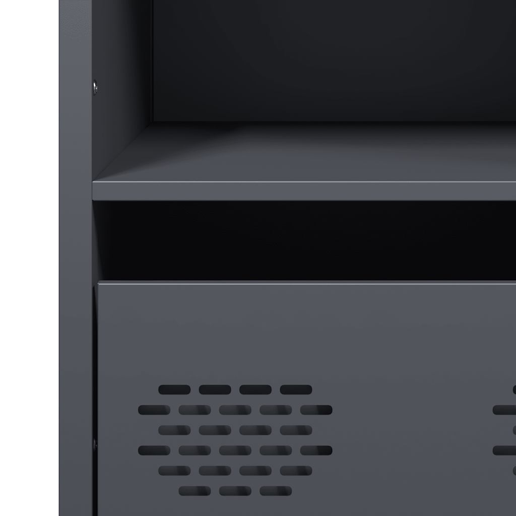 vidaXL Ντουλάπι Ανθρακί 35x39x103,5 εκ. από Χάλυβα