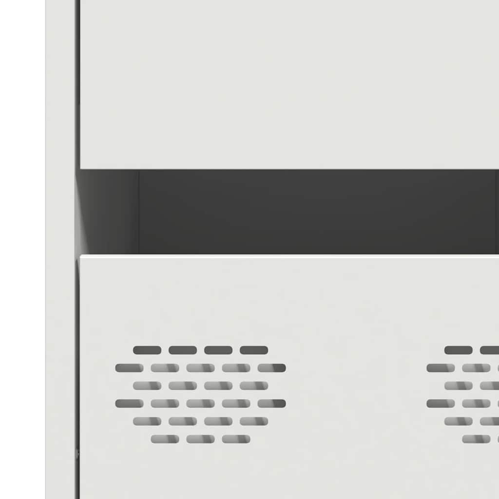 vidaXL Ντουλάπι Λευκό 35x39x73,5 εκ. από Χάλυβα Ψυχρής Έλασης