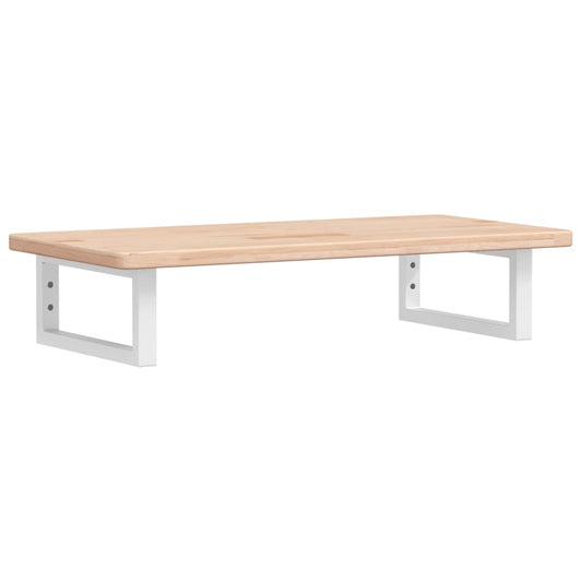 vidaXL Ράφι Νιπτήρα Τοίχου από Ατσάλι / Μασίφ Ξύλο Δρυός