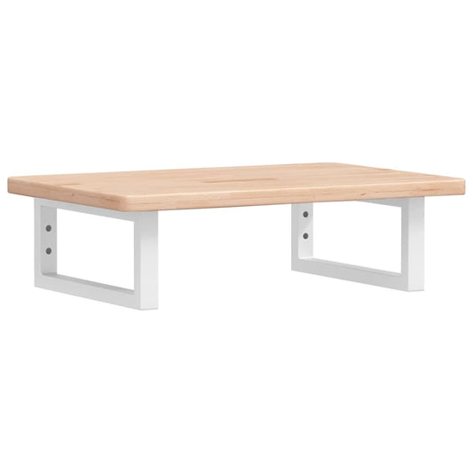 vidaXL Ράφι Νιπτήρα Τοίχου από Ατσάλι / Μασίφ Ξύλο Δρυός