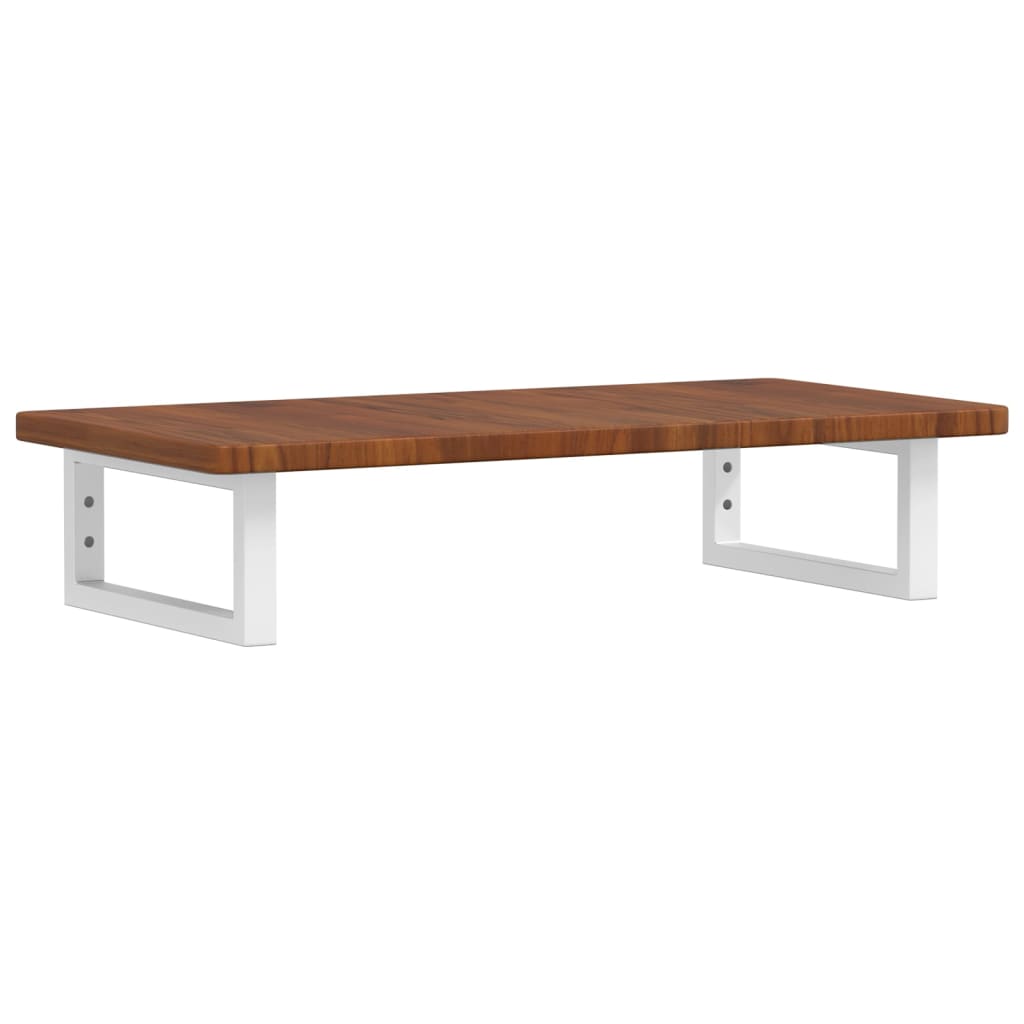 vidaXL Ράφι Νιπτήρα Τοίχου από Ατσάλι / Μασίφ Ξύλο Δρυός