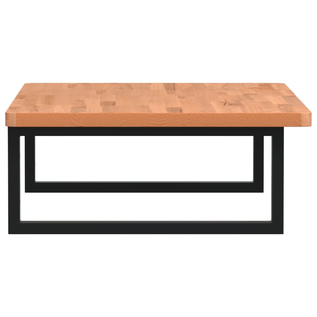 vidaXL Ράφι Νιπτήρα Τοίχου από Ατσάλι / Μασίφ Ξύλο Οξιάς