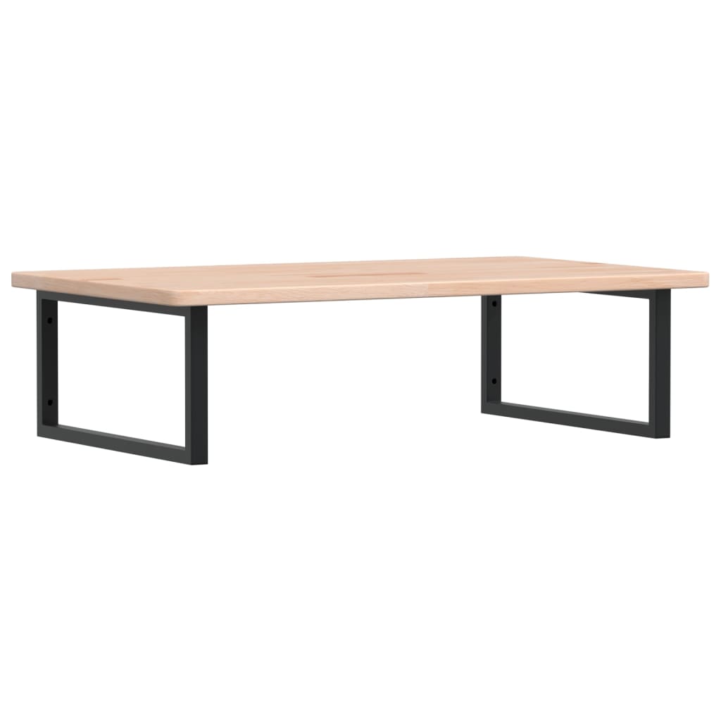 vidaXL Ράφι Νιπτήρα Τοίχου από Ατσάλι / Μασίφ Ξύλο Δρυός