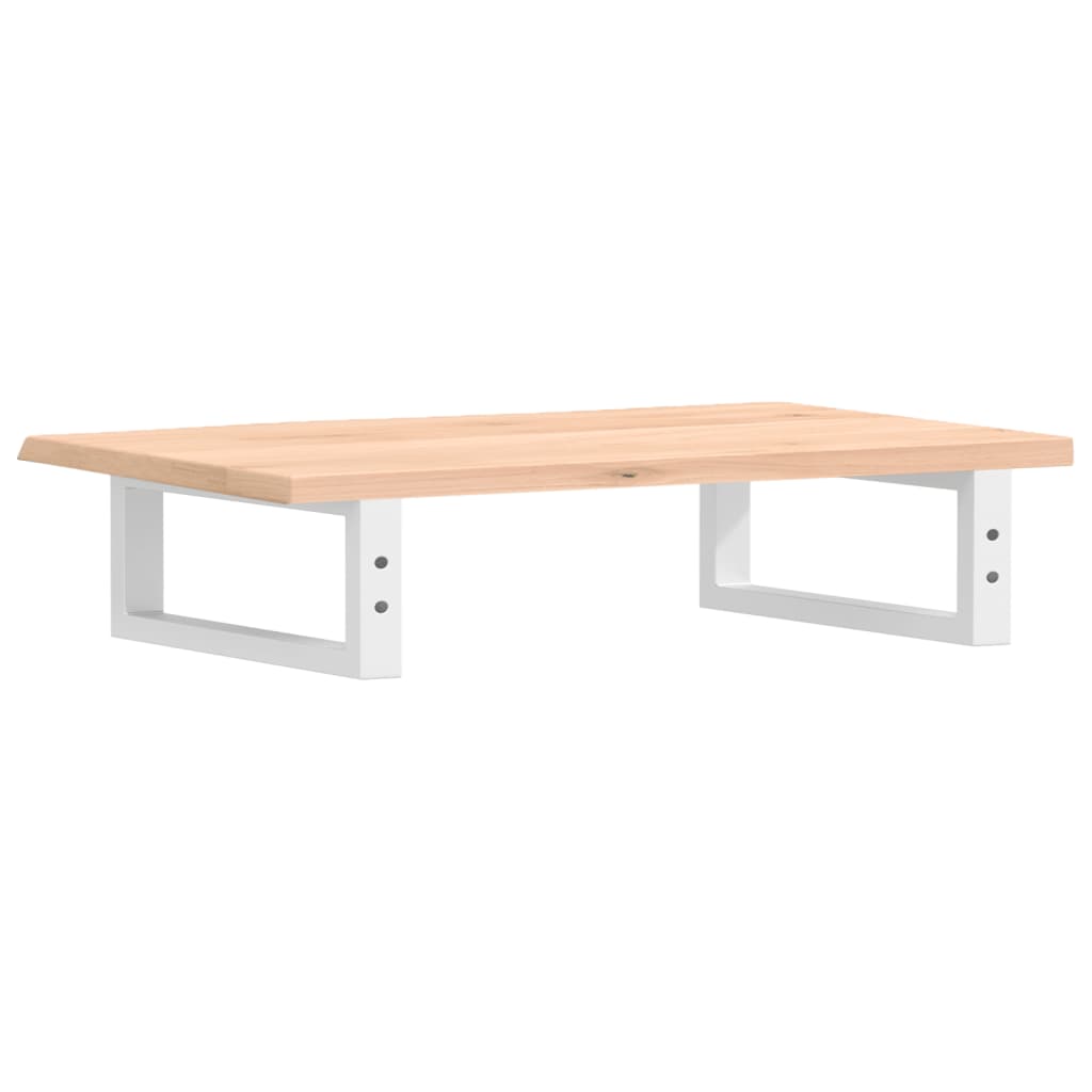 vidaXL Ράφι Νιπτήρα Τοίχου από Ατσάλι / Μασίφ Ξύλο Δρυός