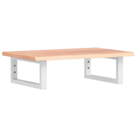 vidaXL Ράφι Νιπτήρα Τοίχου από Ατσάλι / Μασίφ Ξύλο Δρυός