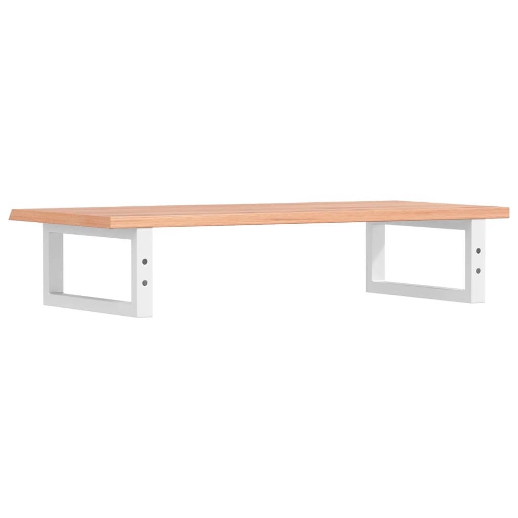 vidaXL Ράφι Νιπτήρα Τοίχου από Ατσάλι / Μασίφ Ξύλο Δρυός