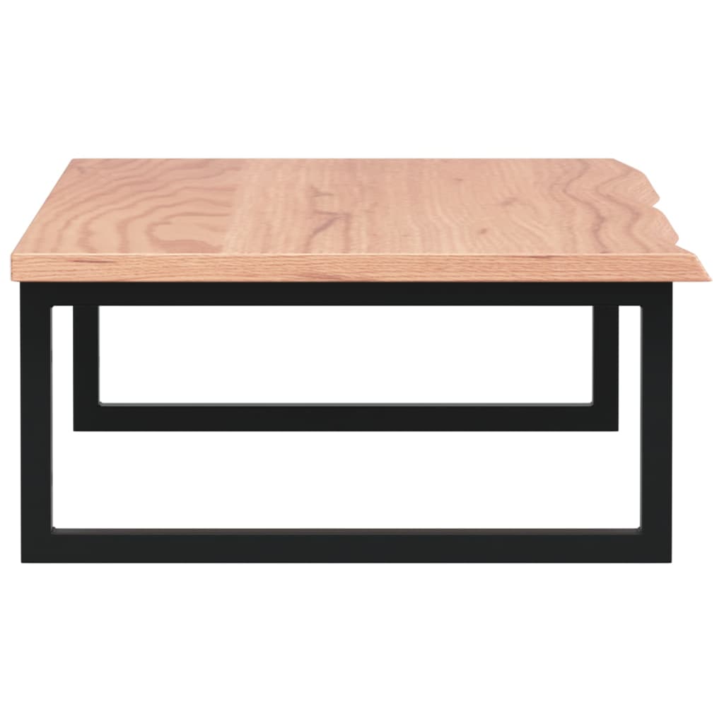 vidaXL Ράφι Νιπτήρα Τοίχου από Ατσάλι / Μασίφ Ξύλο Δρυός