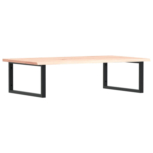 vidaXL Ράφι Νιπτήρα Τοίχου από Ατσάλι / Μασίφ Ξύλο Δρυός