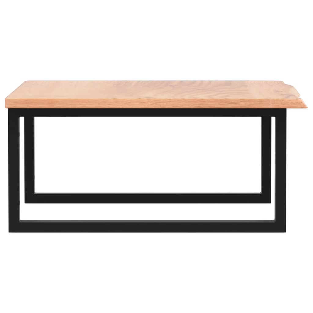 vidaXL Ράφι Νιπτήρα Τοίχου από Ατσάλι / Μασίφ Ξύλο Δρυός