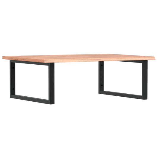 vidaXL Ράφι Νιπτήρα Τοίχου από Ατσάλι / Μασίφ Ξύλο Δρυός