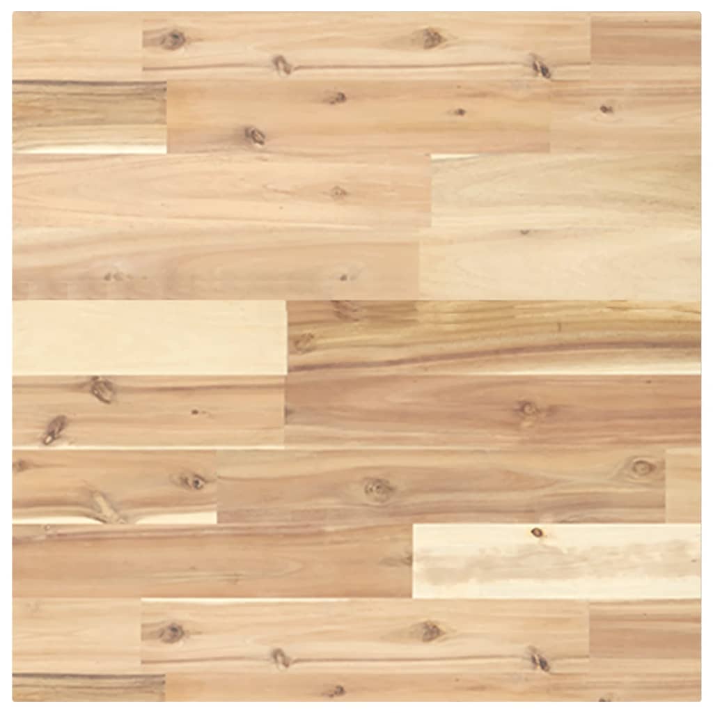 vidaXL Ράφι Νιπτήρα Τοίχου από Ατσάλι / Μασίφ Ξύλο Ακακίας