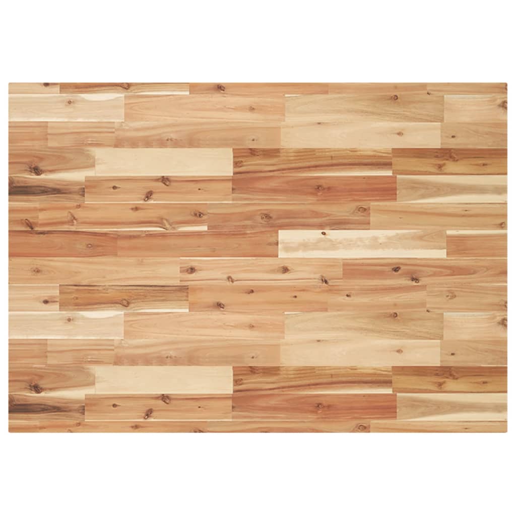 vidaXL Ράφι Νιπτήρα Τοίχου από Ατσάλι / Μασίφ Ξύλο Ακακίας