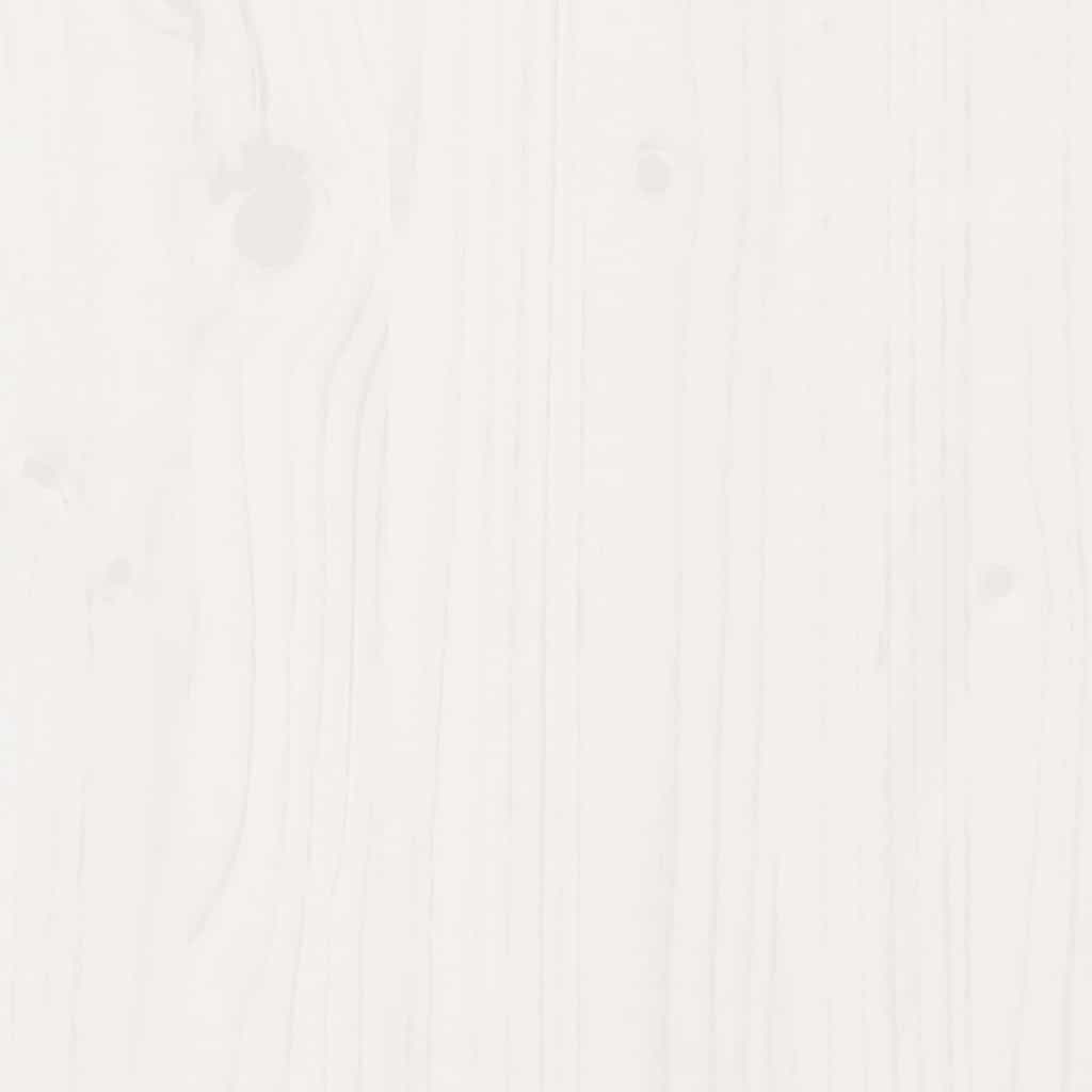 vidaXL Σκελετός Κρεβ. Χωρίς Στρώμα Λευκό 90x190 εκ Μασίφ Πεύκο