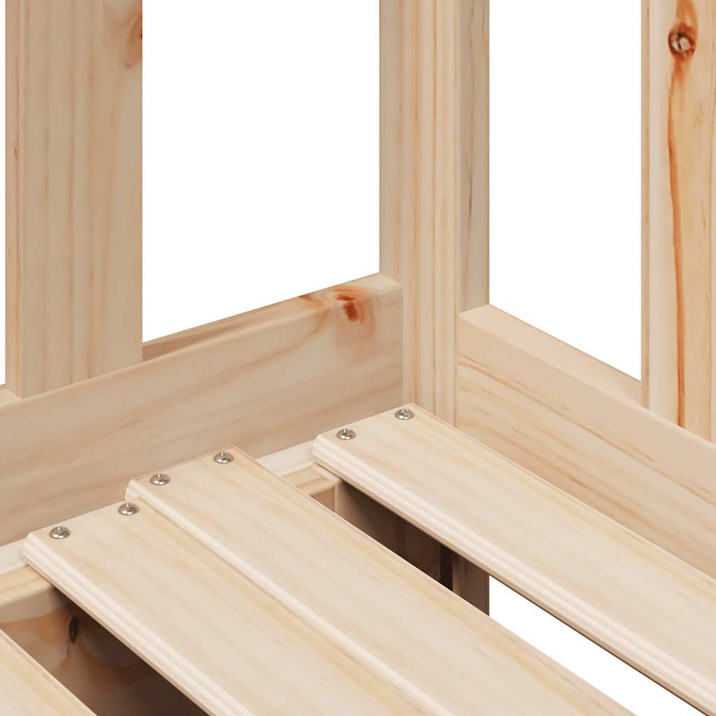 vidaXL Καναπές Κρεβάτι Συρόμενος Χωρίς Στρώμα 90x200 εκ. & Συρτάρια