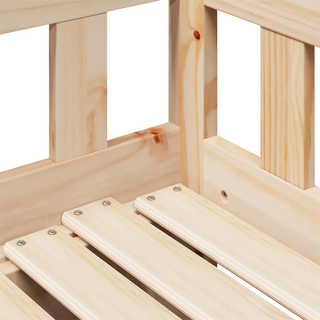 vidaXL Καναπές Κρεβάτι Συρόμενος Χωρίς Στρώμα 90x190 εκ. & Συρτάρια