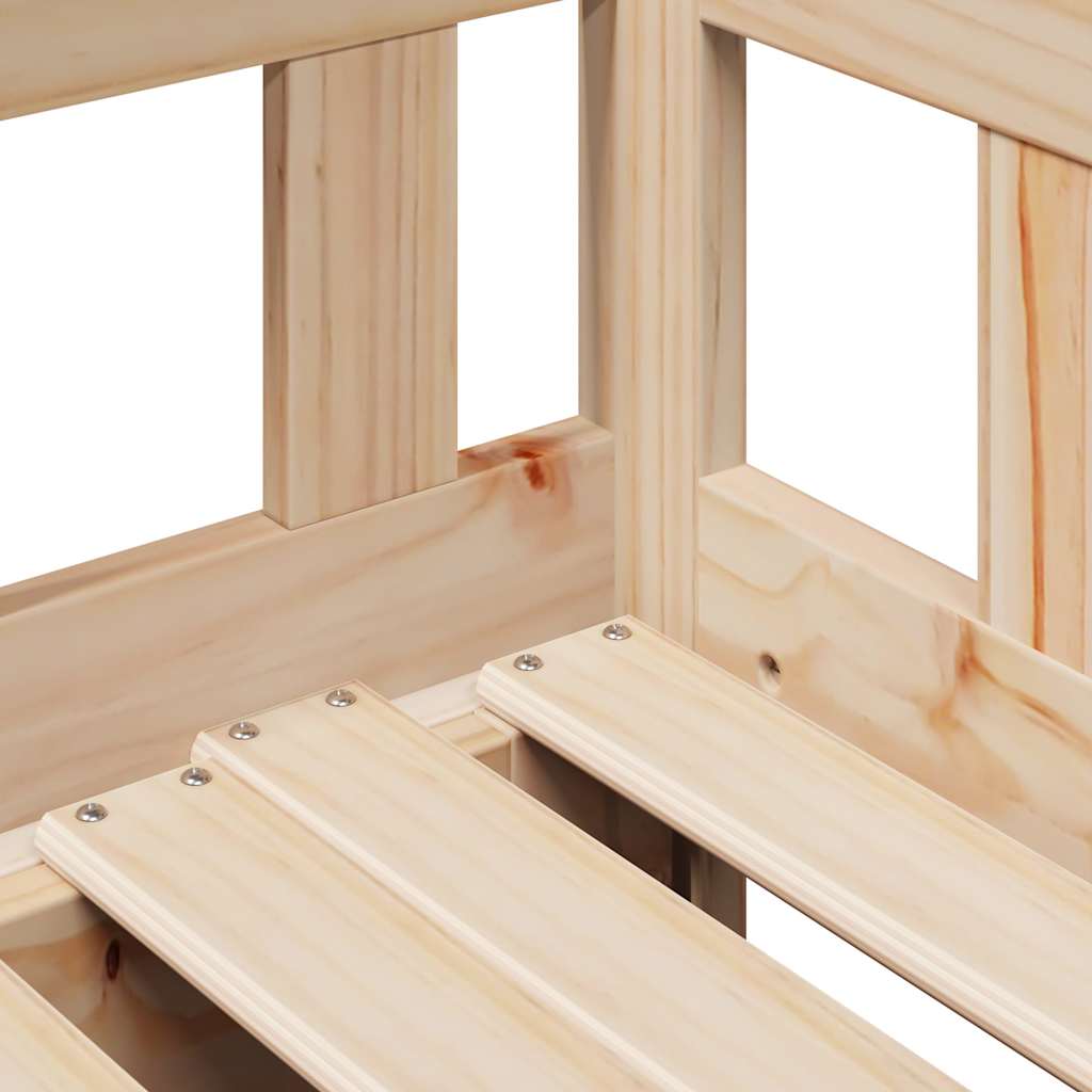 vidaXL Καναπές Κρεβάτι Συρόμενος Χωρίς Στρώμα 90x190 εκ. & Συρτάρια