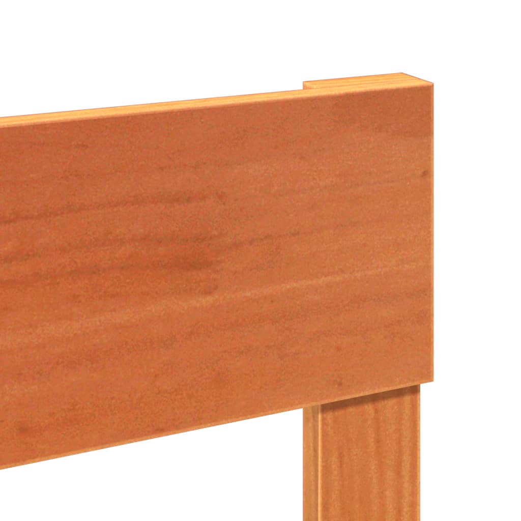 vidaXL Σκελετός Κρεβ. Χωρίς Στρώμα Καφέ Κεριού 120x200 εκ Μασίφ Πεύκο