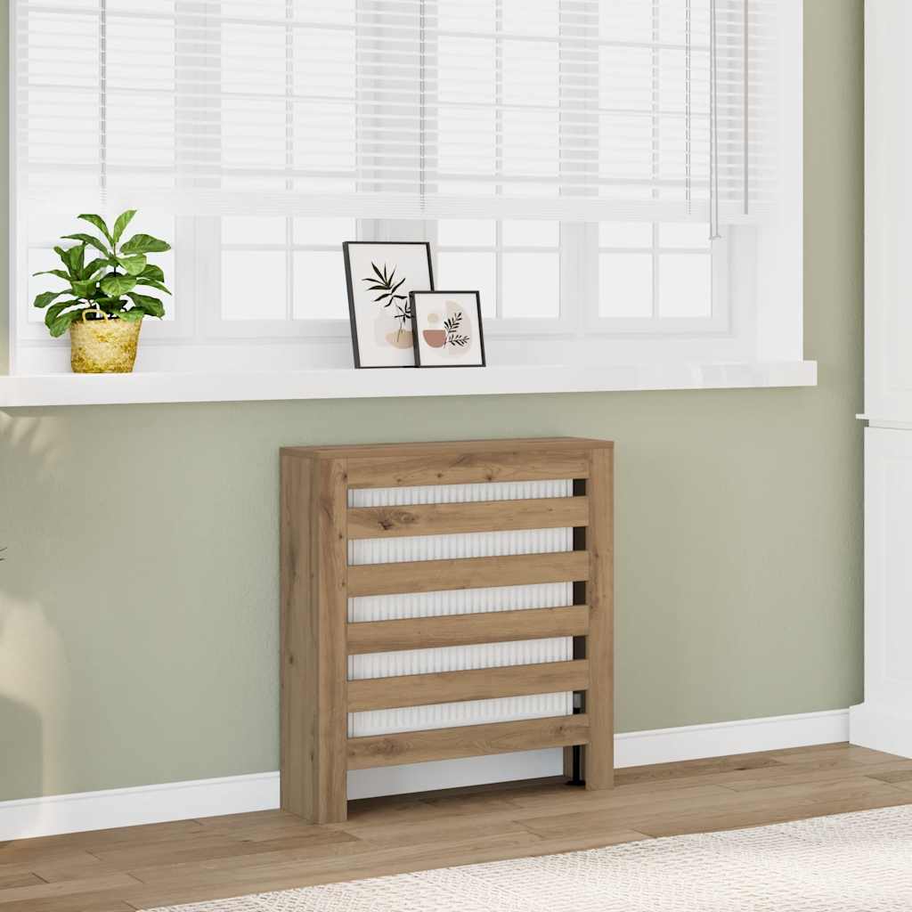 vidaXL Κάλυμμα Καλοριφέρ Αρτισιανή Δρυς 78x20x82 εκ Επεξεργασμένο Ξύλο
