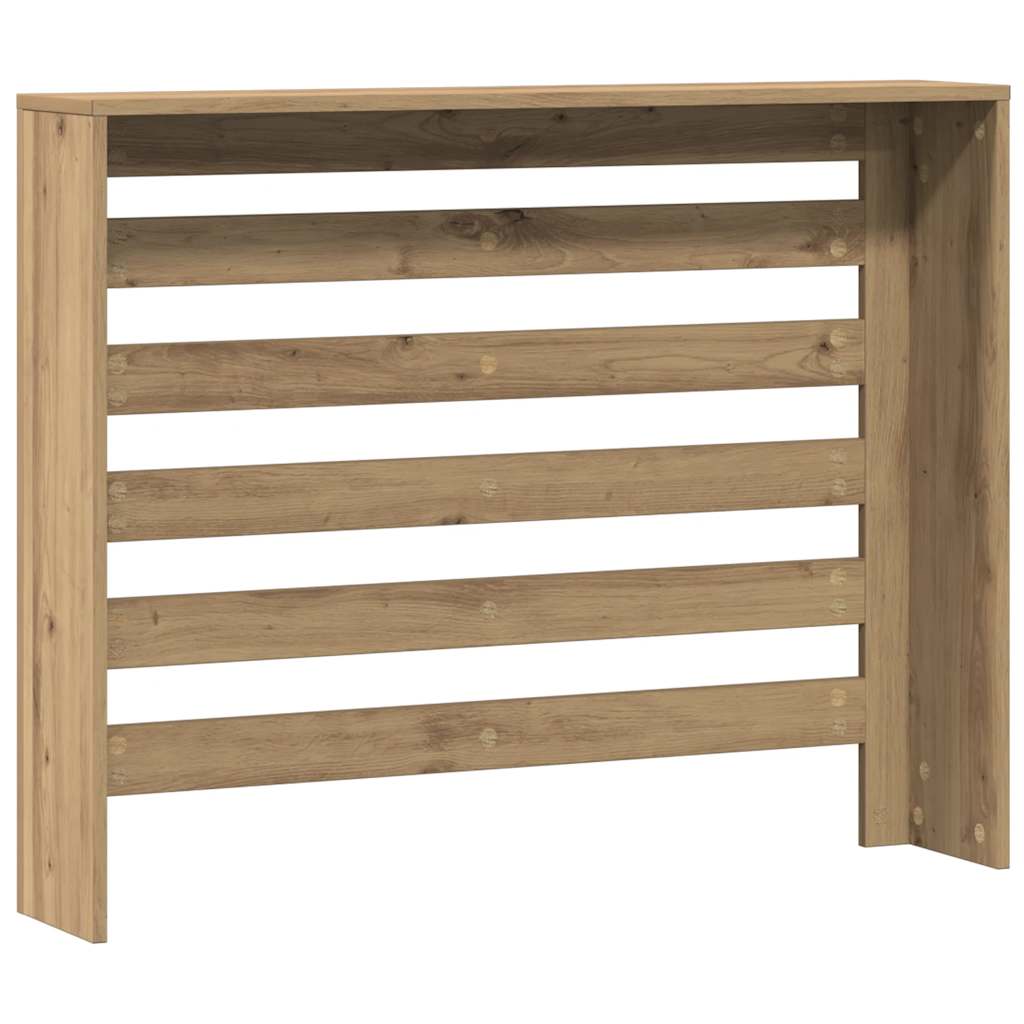 vidaXL Κάλυμμα Καλοριφέρ Αρτισιανή Δρυς 104x20x82εκ Επεξεργασμένο Ξύλο