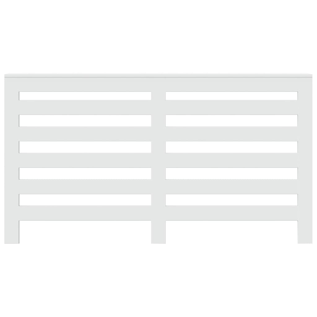 vidaXL Κάλυμμα Καλοριφέρ Λευκό 149x20x82 εκ. από Επεξεργασμένο Ξύλο