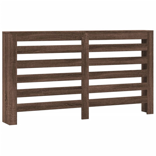 vidaXL Κάλυμμα Καλοριφέρ Καφέ Δρυς 149x20x82 εκ. Επεξεργασμένο Ξύλο