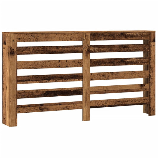 vidaXL Κάλυμμα Καλοριφέρ Όψη Παλαιού Ξύλου 149x20x82 εκ. Επεξ. Ξύλο