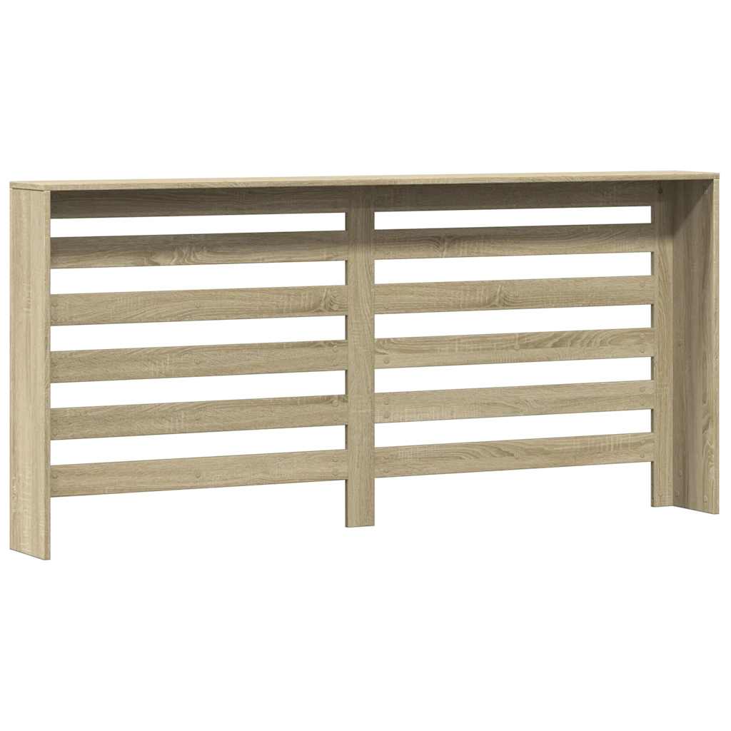vidaXL Κάλυμμα Καλοριφέρ Sonoma Δρυς 175x20x82 εκ. Επεξεργασμένο Ξύλο