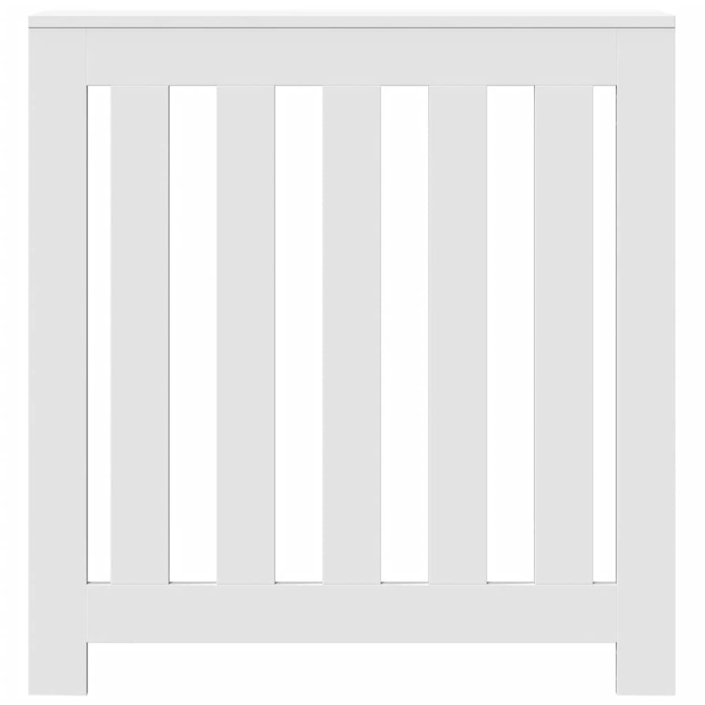 vidaXL Κάλυμμα Καλοριφέρ Λευκό 78x20x82 εκ. από Επεξεργασμένο Ξύλο