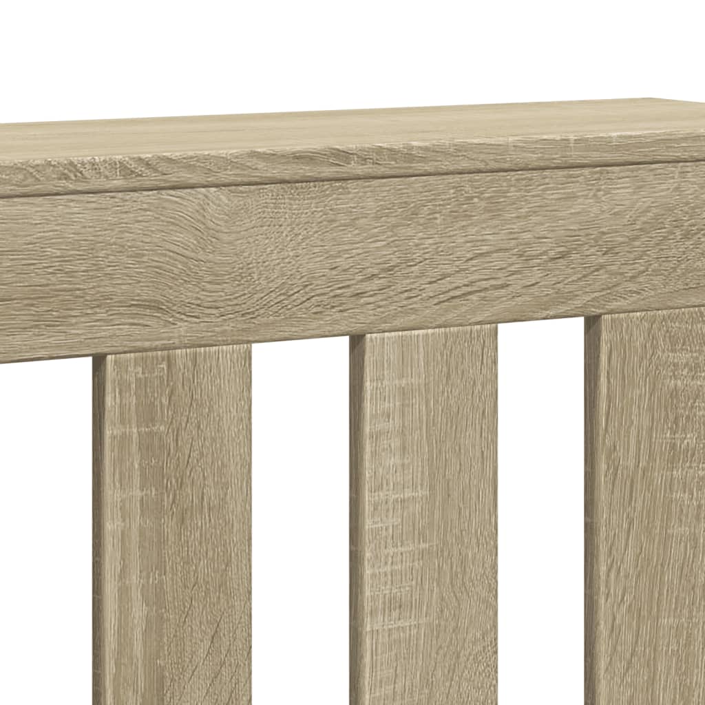 vidaXL Κάλυμμα Καλοριφέρ Sonoma Δρυς 78x20x82 εκ. Επεξεργασμένο Ξύλο