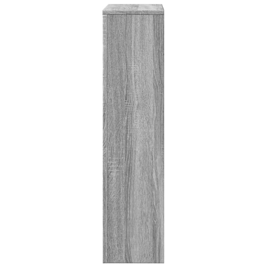 vidaXL Κάλυμμα Καλοριφέρ Γκρι Sonoma 78x20x82 εκ Επεξεργασμένο Ξύλο