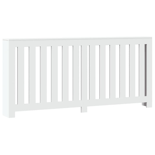 vidaXL Κάλυμμα Καλοριφέρ Λευκό 175x20x82 εκ. από Επεξεργασμένο Ξύλο