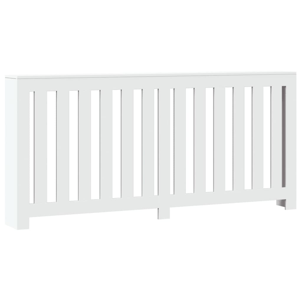 vidaXL Κάλυμμα Καλοριφέρ Λευκό 175x20x82 εκ. από Επεξεργασμένο Ξύλο