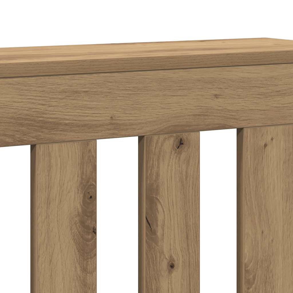 vidaXL Κάλυμμα Καλοριφέρ Αρτισιανή Δρυς 175x20x82εκ Επεξεργασμένο Ξύλο
