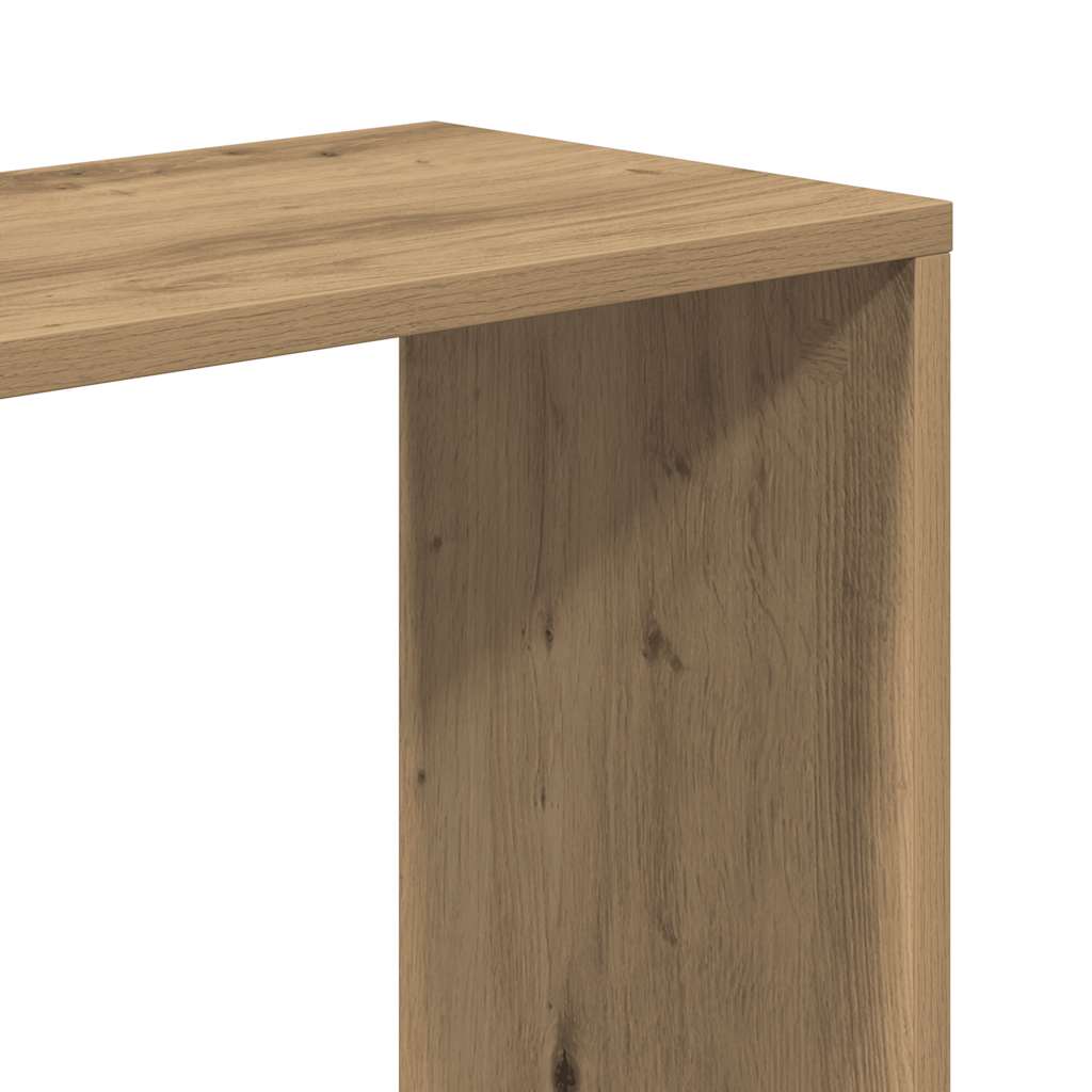 vidaXL Βιβλιοθήκη 5 Επιπέδων Δρυς 80,5x23,5x162,5 εκ. Επεξεργ. Ξύλο