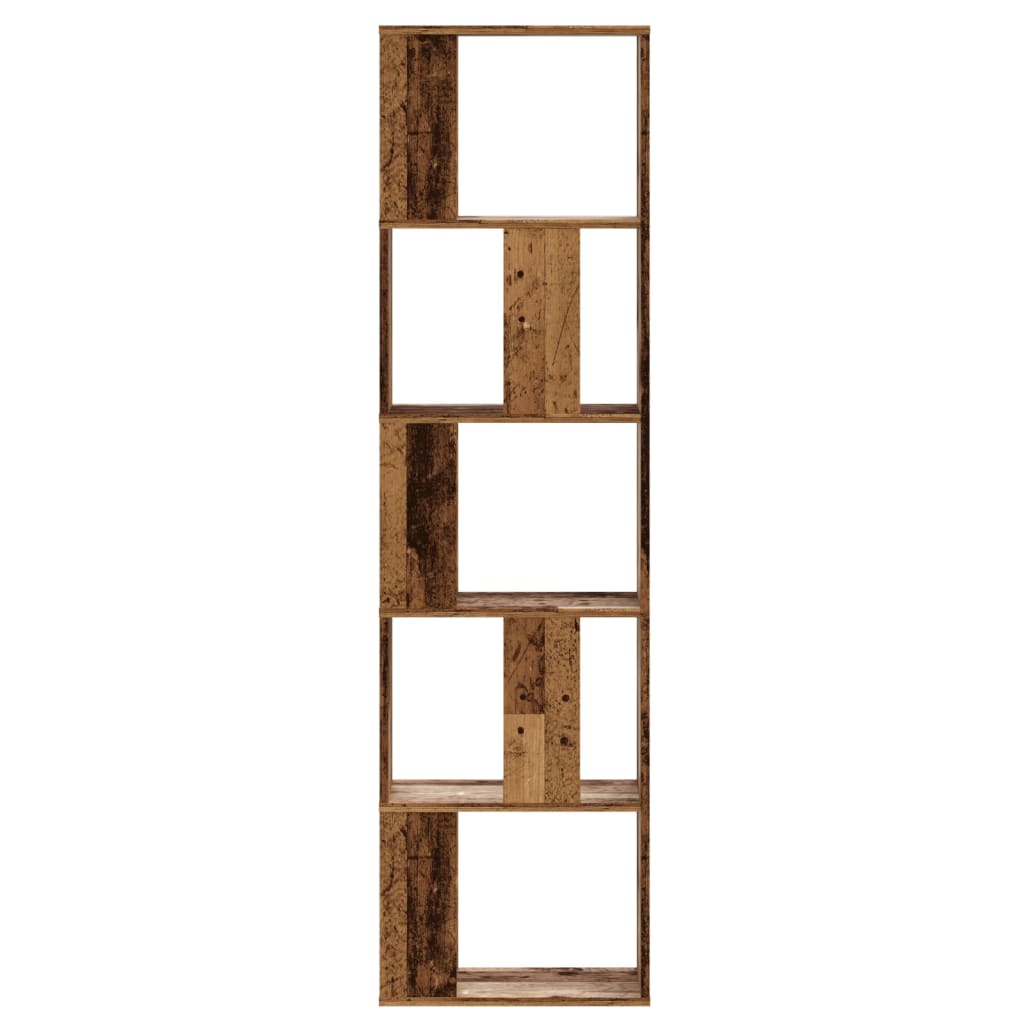 vidaXL Βιβλιοθήκη 5 Επιπέδων 45x23,5x162,5 εκ. Επεξεργ. Ξύλο